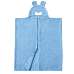Jiggle & Giggle Cotton Danny Dog Hooded Towel Baby Bath Wash Clothing Blue - cutbabycare.com | baby boutique & care hub