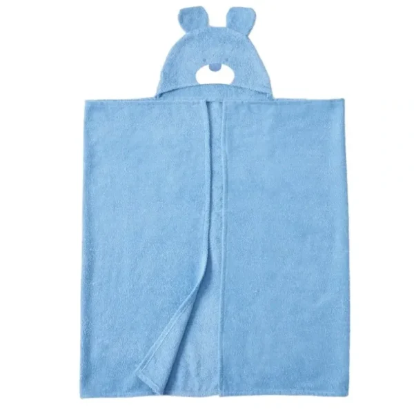 Jiggle & Giggle Cotton Danny Dog Hooded Towel Baby Bath Wash Clothing Blue - cutbabycare.com | baby boutique & care hub