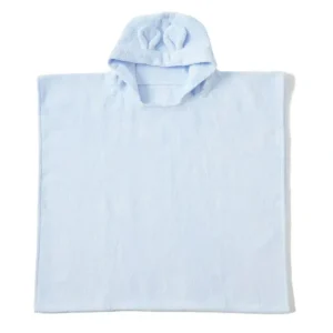 Jiggle & Giggle Cotton Sunshine Hooded Poncho Towel Baby Bath Clothing Blue - cutbabycare.com | baby boutique & care hub