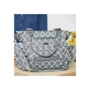 JJ Cole Satchel Diaper Bag - Navy Arbor - cutbabycare.com | baby boutique & care hub