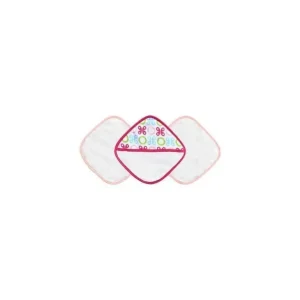 JJ Cole Washcloth Set - Pink Butterfly - cutbabycare.com | baby boutique & care hub