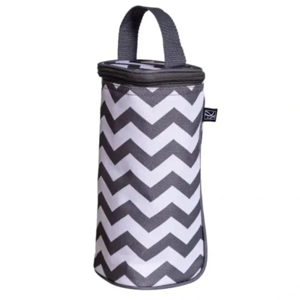 J.L. Childress - All Bottle Cooler, Grey Chevron - cutbabycare.com | baby boutique & care hub