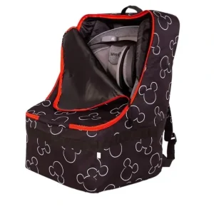 J.L. Childress - Disney Baby Ultimate PREMIUM Backpack Padded Car Seat Travel Bag, Mickey Mouse - cutbabycare.com | baby boutique & care hub