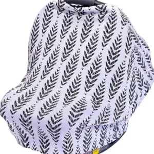 J.L. Childress - 4-in-1 Multi-Use Cover, Stretchy Car Seat Canopy and Privacy Cover, Feathers - cutbabycare.com | baby boutique & care hub