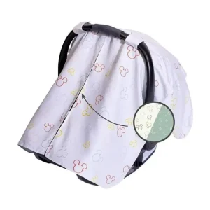 J.L. Childress - Reversible Infant Car Seat Canopy, Shade and Privacy Cover for Baby, Multicolor Mickey Mouse - cutbabycare.com | baby boutique & care hub