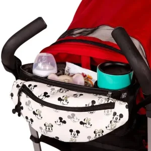 J.L. Childress Stroller Organizer, Mickey Minnie White - cutbabycare.com | baby boutique & care hub