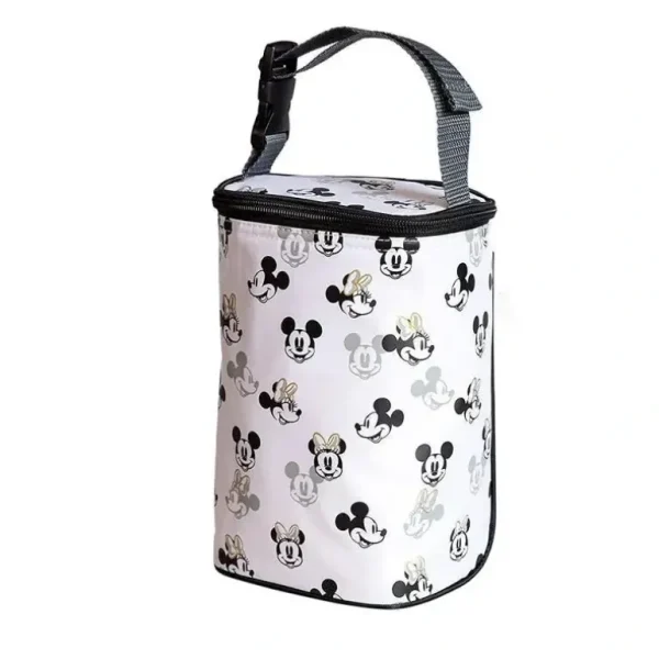 J.L. Childress Twocool Double Bottle Cooler With ice pack, Mickey Minnie White - cutbabycare.com | baby boutique & care hub