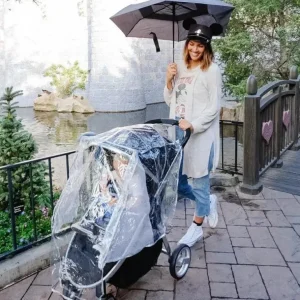 J.L. Childress Universal Stroller Rain Cover, Metallic Mickey - cutbabycare.com | baby boutique & care hub