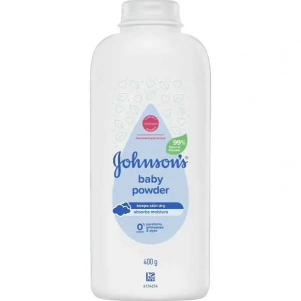 Johnson's Baby Pure Cornstarch Powder 400g - cutbabycare.com | baby boutique & care hub