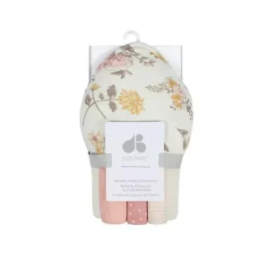 Just Born - Hooded Bath Towel & Washcloths Set, Vintage Floral - cutbabycare.com | baby boutique & care hub