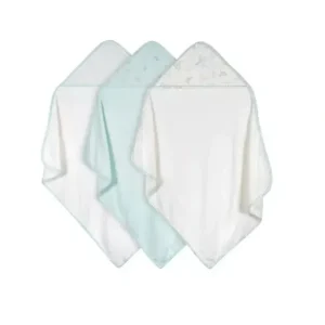 Just Born - 3Pk Terry Hooded Towel, Desert Cactus - cutbabycare.com | baby boutique & care hub
