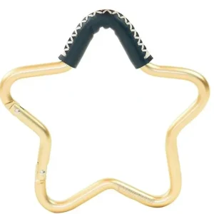 Kidco - Buggy Gear Star Hook by BUGGYGEAR Gold/Navy Leather - cutbabycare.com | baby boutique & care hub
