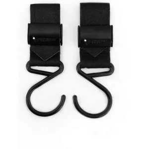 Kidco - Buggygear Premium Anti-Slip Boutique Buggy Hooks, Matte Black, Set of 2 - cutbabycare.com | baby boutique & care hub