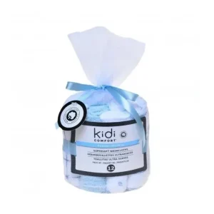 Kidicomfort 12Pck Blue Cotton Baby Washcloths - cutbabycare.com | baby boutique & care hub