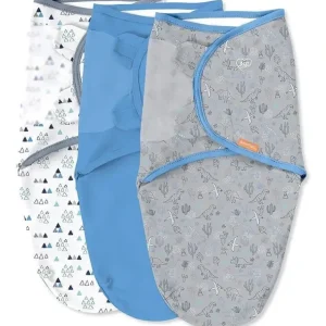 Kids II - 3Pk Swaddleme Original Swaddle, Dino - cutbabycare.com | baby boutique & care hub