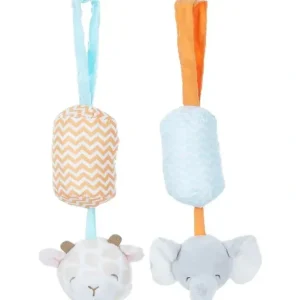 Kids Preferred - Carter's Chime Set Giraffe & Elephant - cutbabycare.com | baby boutique & care hub