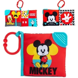 Kids Preferred - Disney Black & White Mickey Mouse Soft Book - cutbabycare.com | baby boutique & care hub