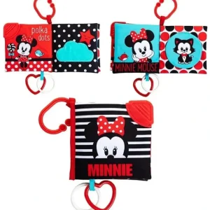 Kids Preferred - Disney Black & White Minnie Soft Book - cutbabycare.com | baby boutique & care hub