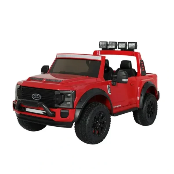 Kids Ride On Car Licensed Ford Super Duty 50W Electric Toy Remote Control Red - cutbabycare.com | baby boutique & care hub