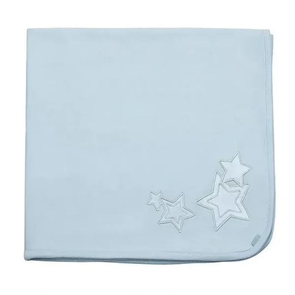 Kushies Baby Classics Blanket, Light Blue - cutbabycare.com | baby boutique & care hub