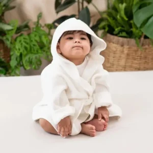 Kyte Baby - Toddler Bath Robe In Cloud - cutbabycare.com | baby boutique & care hub