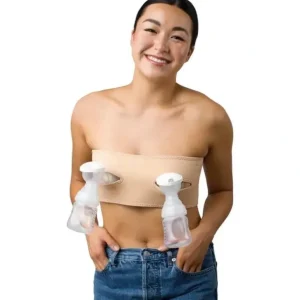 La Vie - Pump Strap Hands-Free Pumping & Nursing Bra, Cream - cutbabycare.com | baby boutique & care hub