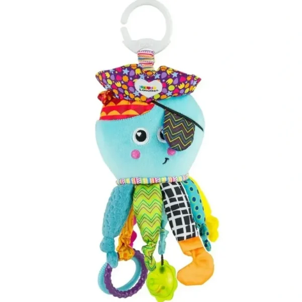 Lamaze Calmari Octopus Baby 0+ Activity Toy w/Rattle/Mirror Squeak/Crinkle Sound - cutbabycare.com | baby boutique & care hub