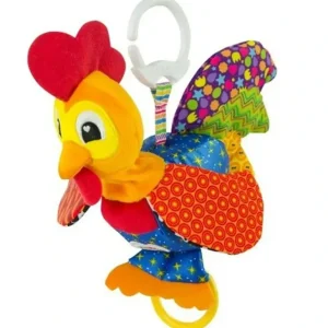 Lamaze Clip & Go 23cm Barnyard Bob Rooster Baby Soft/Interactive Toy w/ Clip 0m+ - cutbabycare.com | baby boutique & care hub