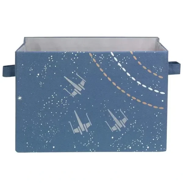 Lambs & Ivy Collapsible Storage Bin Organizer, Galaxy - cutbabycare.com | baby boutique & care hub
