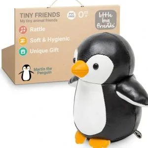 Little Big Friends - Tiny Friends, Rattle Toy, Special Stuffed Animal, Martin The Penguin - cutbabycare.com | baby boutique & care hub