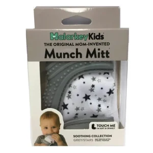 Malarkey Kids Munch Mitt Grey/Stars - cutbabycare.com | baby boutique & care hub