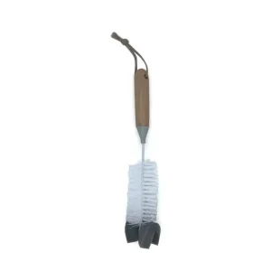 Melii - Bamboo Baby Bottle Brush with Bristles and Sponge - cutbabycare.com | baby boutique & care hub