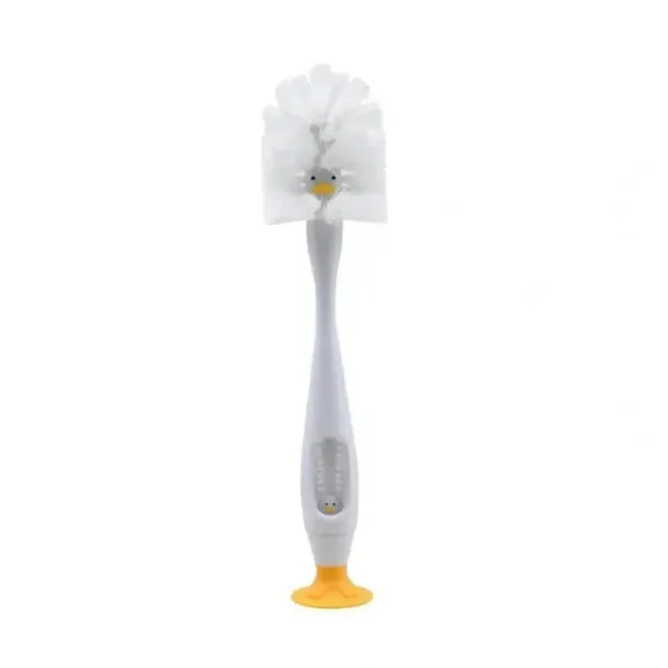 Melii - Bottle Brush & Nipple Cleaner with Bristles, Duck - cutbabycare.com | baby boutique & care hub