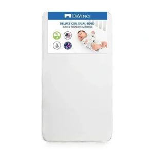 Million Dollar Baby - Deluxe Coil Dual-Sided Crib Mattress - cutbabycare.com | baby boutique & care hub