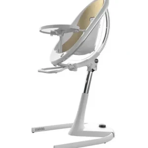 Mima - Moon 2G High Chair, White/Champagne - cutbabycare.com | baby boutique & care hub