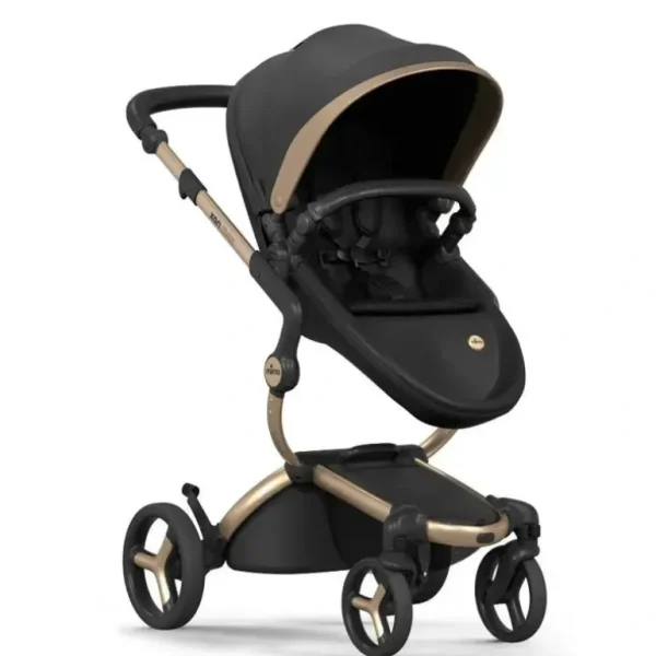 Mima - Xari Max Stroller Special Edition, Black/Gold - cutbabycare.com | baby boutique & care hub