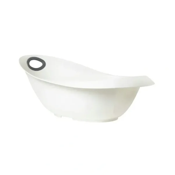 Mininor Portable Baby Bath & Newborn/Infant Seat Support Set w/ Carry Handle WHT - cutbabycare.com | baby boutique & care hub