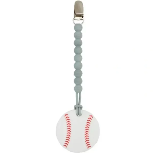 Mud Pie - Baseball Clip-On Teether - cutbabycare.com | baby boutique & care hub