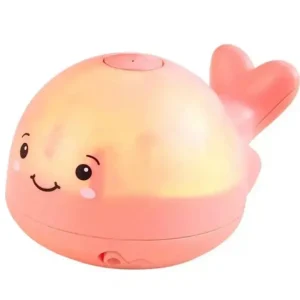 Mud Pie - Pink Light-Up Spray Whale - cutbabycare.com | baby boutique & care hub