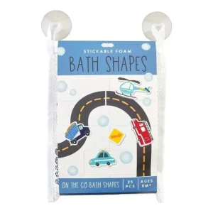 Mud Pie - Transportation Bath Stickable Shape Set - cutbabycare.com | baby boutique & care hub
