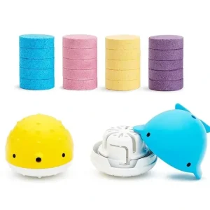 Munchkin - Color Buddies Bath Bombs & 2 Toy Dispenser Set - cutbabycare.com | baby boutique & care hub