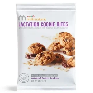Munchkin - Milkmakers Lactation Cookie Bites, Oatmeal Raisin, 1 Count - cutbabycare.com | baby boutique & care hub
