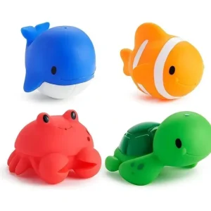 Munchkin - 4Pk Ocean Squirts Baby Bath Toy - cutbabycare.com | baby boutique & care hub