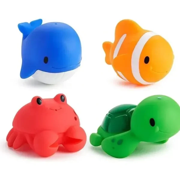 Munchkin - 4Pk Ocean Squirts Baby Bath Toy - cutbabycare.com | baby boutique & care hub
