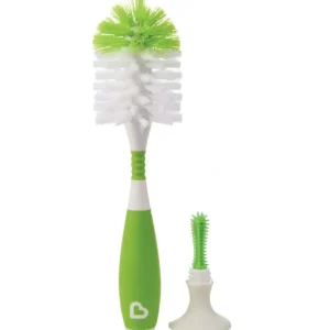 Munchkin Bristle Bottle And Soft Rubber Nipple Brush Randomly Selected Colour 1Pk - cutbabycare.com | baby boutique & care hub