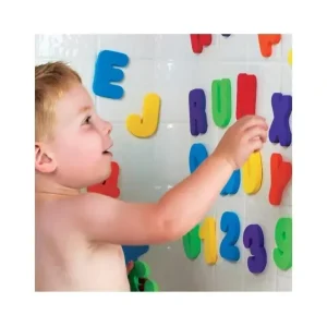Munchkin Learn Bath Letters & Numbers Primary, 36-Count - cutbabycare.com | baby boutique & care hub