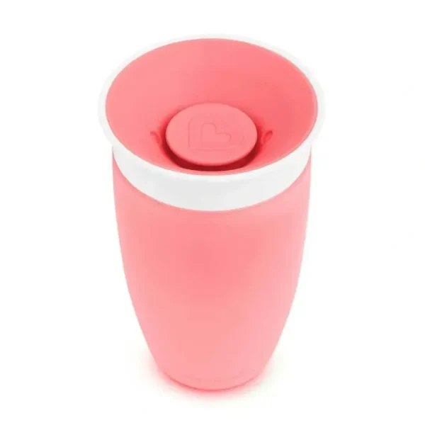 Munchkin 10oz/295ml Miracle 360° Baby/Toddler Anti-Spill Sippy Cup (Pink) 12M+ - cutbabycare.com | baby boutique & care hub