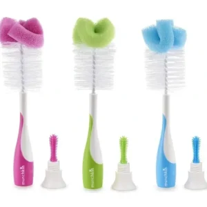 Munchkin Sponge Bottle Brush, Colors May Vary 2pk - cutbabycare.com | baby boutique & care hub