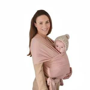 Mushie - 100% Organic Cotton Baby Wrap Carrier, - cutbabycare.com | baby boutique & care hub