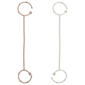 Mushie - Adjustable Silicone Strap 2-Pack, Natural/Shifiting Sand - cutbabycare.com | baby boutique & care hub